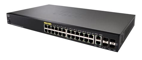 Cisco SF350-24P 24-Port 10/100 POE Managed Switch - Cisco