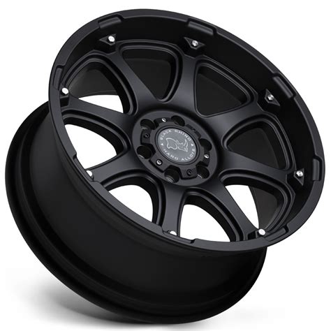 18" Black Rhino Wheels Glamis Matte Black Off-Road Rims #BRO033-2