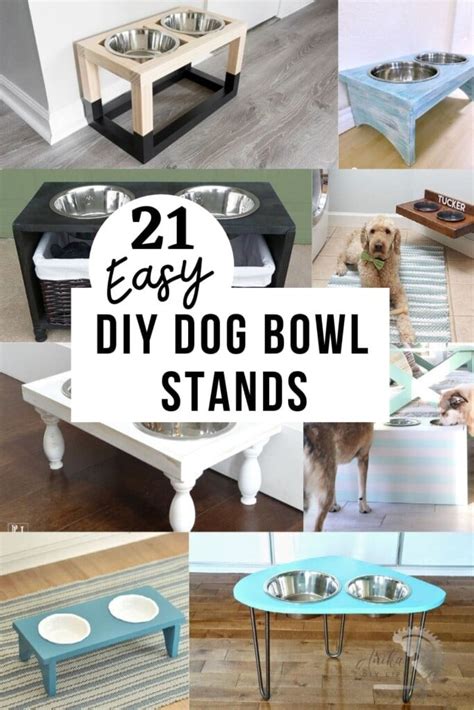 21 Easy DIY Dog Bowl Stand Ideas You Can Build Today! - Anika's DIY Life