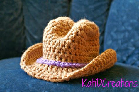 KatiDCreations: Wide Brim Cowboy Hat Crochet Pattern - FREE ...