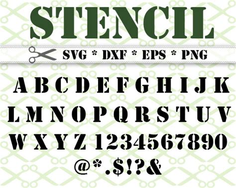 Stencil Font Stencils Printable Stickers Printable Invitations | Sexiz Pix