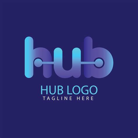 vector de plantilla de diseño de logotipo de hub 14304580 Vector en Vecteezy