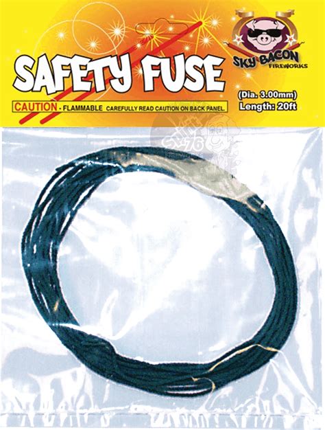 Safety Fuse 20ft | Sparks Fly Fireworks