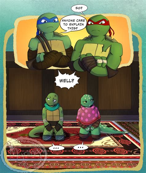 Just a little Raph and Ghost cuteness- sorta X"D Raph stop, that's no toy