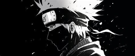 2560x1080 Resolution Naruto 5K Monochrome Art 2560x1080 Resolution Wallpaper - Wallpapers Den