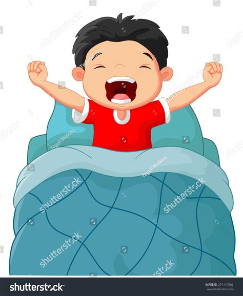 Cartoon Children Wake Stock Vector 274141502 - Shutterstock