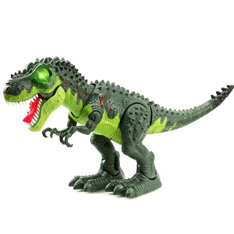 WonderPlay Walking Dinosaur T-Rex Toy Figure with Lights and Sounds Realistic Tyrannosaurus ...