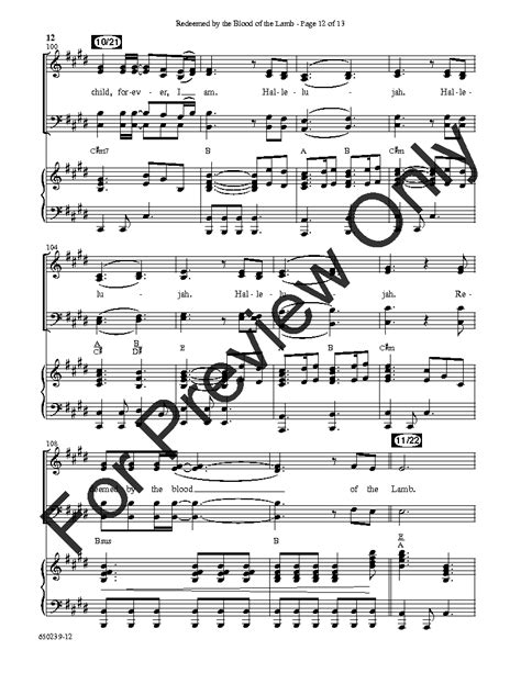 Redeemed by the Blood of the Lamb (SATB ) by | J.W. Pepper Sheet Music