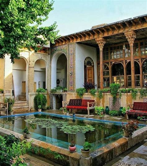 arjuna-vallabha: “Iran house courtyard ” | Architecture, Architecture ...