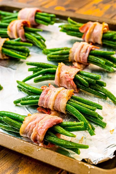 Bacon Wrapped Green Beans - Julie's Eats & Treats