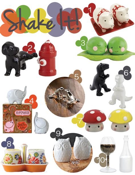 10 Funky Salt and Pepper Shakers