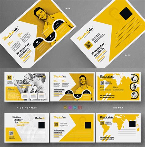 25 Best Postcard Templates | | Graphic Design Junction