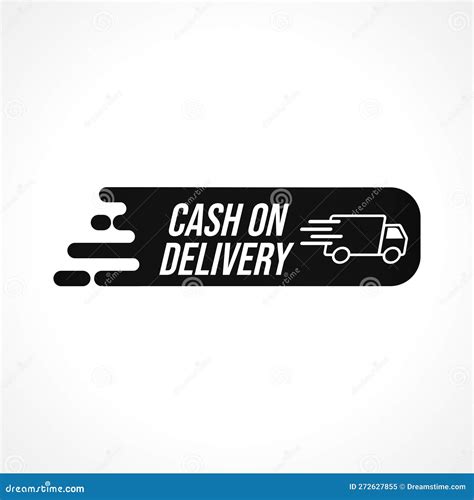 Cash on delivery stock illustration. Illustration of delivery - 272627855