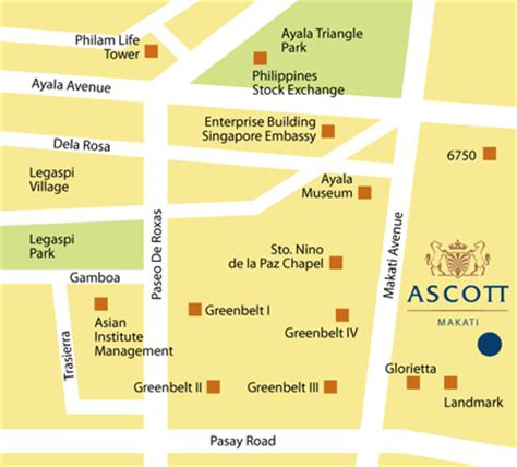 Ascott Makati - Map - TravelSmart.NET