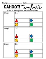 Kahoot! Assessment Tool Template - Student Created – Fair Winds Teaching