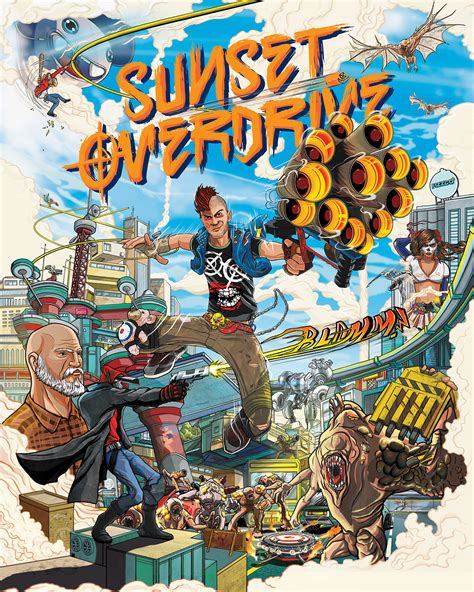 Sunset Overdrive Box Art by ilovedust | Insomniac Games