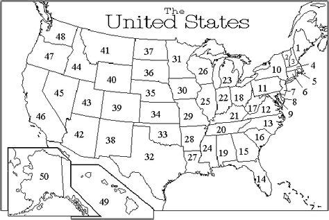 blank map of united states numbered - Google Search | homeschooling | United states map, Us map ...