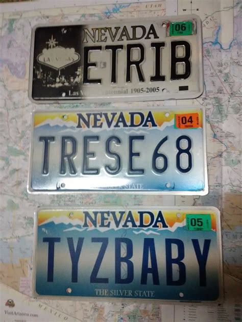 Vintage Personalized Nevada License Plates | Etsy