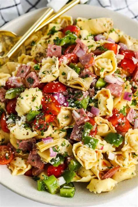 Delish Tortellini Salad Recipes - Cook Clean Repeat