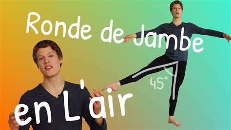 How to do Rond de Jambe en L'air - Easy Ballet Class - YouTube