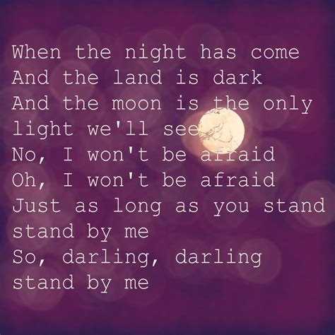 Stand By Me Lyrics