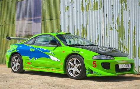 Wallpaper car, auto, green, super, the fast and the furious, Mitsubishi Eclipse images for ...