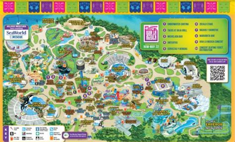 Theme Park Brochures SeaWorld San Diego Map 2022 | ThemeParkBrochures.net