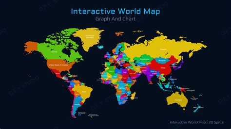 2D Flat World Map