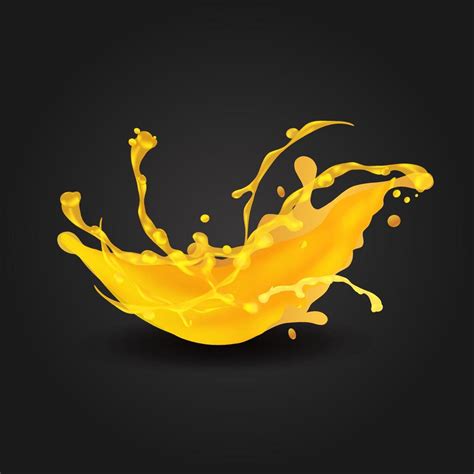 Orange Juice Splash Vector Art, Icons, and Graphics for Free Download