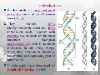 Protein and nucleic acid sequencing | PPT