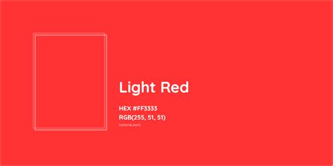 About Light Red - Color codes, similar colors and paints - colorxs.com