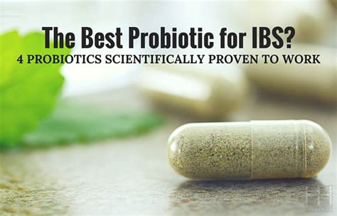 The Best Probiotic for IBS? 4 Probiotics Scientifically Proven to Work ...