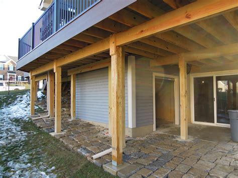 Storage Shed Under A Deck, Cincinnati Ohio area - Traditional - Shed ...