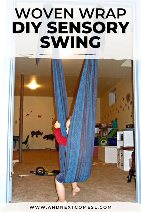 DIY Woven Wrap Sensory Swing | Sensory swing, Sensory swing diy, Kids ...