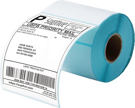 Amazon.com : 4 x 6 Shipping Labels for Direct Thermal Printers - 250 Labels, 1 Roll - Online ...