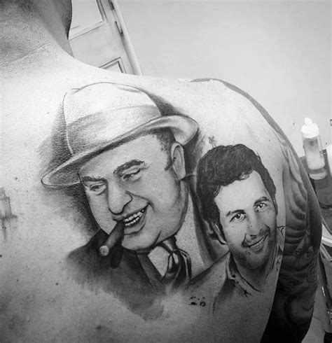 50 Al Capone Tattoos For Men - Gangster Design Ideas