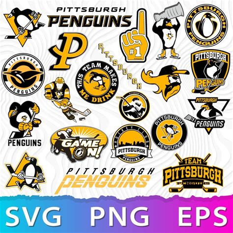 Pittsburgh Penguins Logo SVG, Penguins Logo PNG, Penguin Log - Inspire ...