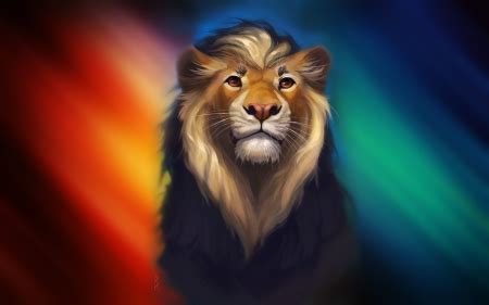 Lion - Fantasy & Abstract Background Wallpapers on Desktop Nexus (Image ...