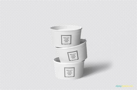 Free Yummy Ice Cream Cup Mockup | ZippyPixels