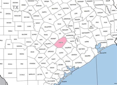 fayette county texas map - Google Search | Texas map, Fayette county, Fayette