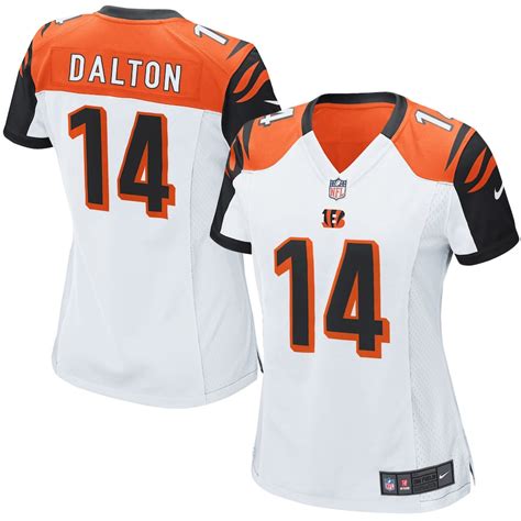 Women's Cincinnati Bengals Andy Dalton Nike White Game Jersey