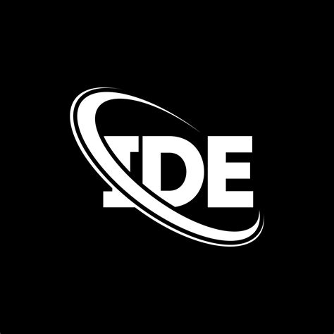 IDE logo. IDE letter. IDE letter logo design. Initials IDE logo linked ...