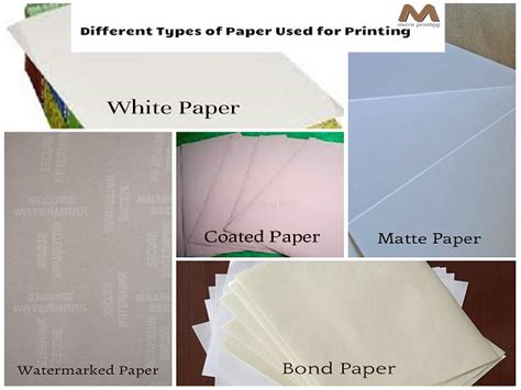 Types of paper used for digital and offset printing - Micro Printing Ltd. - Printing Toronto