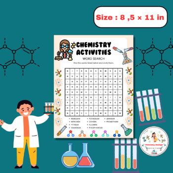 Chemistry WORD SEARCH by Chemistry Education Desings | TPT