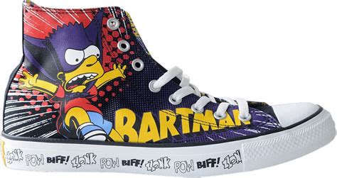 The Simpsons x Converse Chuck Taylor All Star High 'Bartman' - 142037C ...