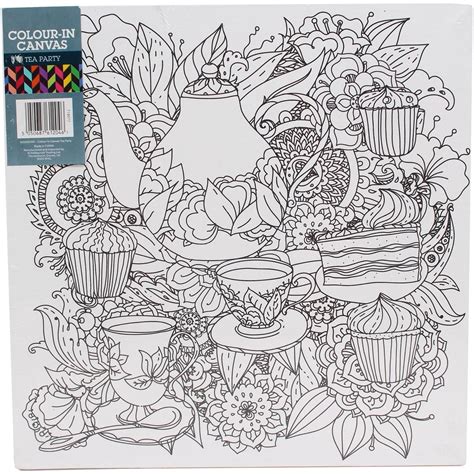 Hobbycraft Colour-In Canvas Assorted Designs Painting Colouring Craft Art DIY | eBay