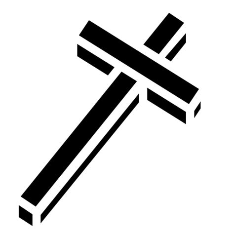Crucifix icon, SVG and PNG | Game-icons.net
