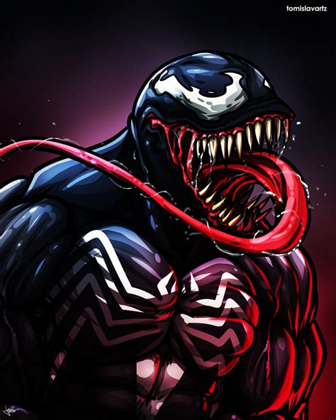 Venom Fan Art (Marvel Comics) by TomislavArtz on DeviantArt