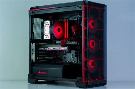 Valkyrie Gaming PC in Corsair 570X Black & Red RGB - Evatech News