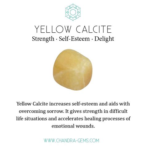 Yellow Calcite healing properties: strength, self-esteem and delight ...